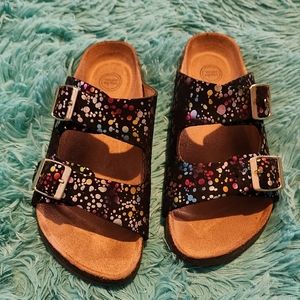 Sandals with comfort footbed and adjustable strapsSlip On Sandals Wonder Nation